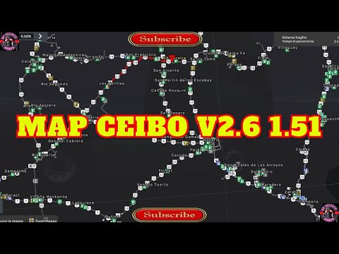 ETS2 1.51 MAPA CEIBO V2.6