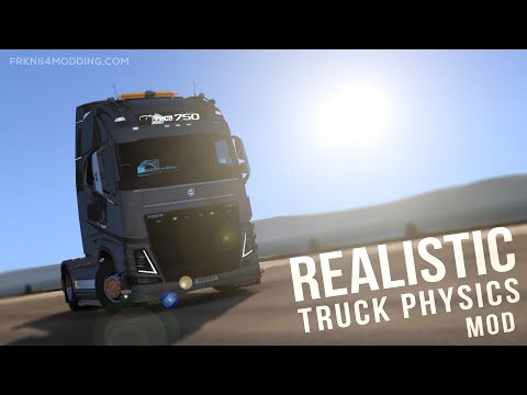 ETS 2 | Varsayılan Fizikler vs Gerçekçi Çekici Fizikleri Modu | Çekici Fizikleri Karşılaştırması