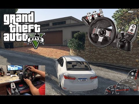 GTA 5 Toyota Corolla 2018 Driving With Logitech G27