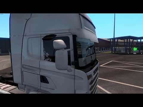 ETS2 Glass Sticker Mod