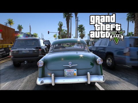 GTA 5 Mod - 1953 Ford Mainline - RTX Gameplay