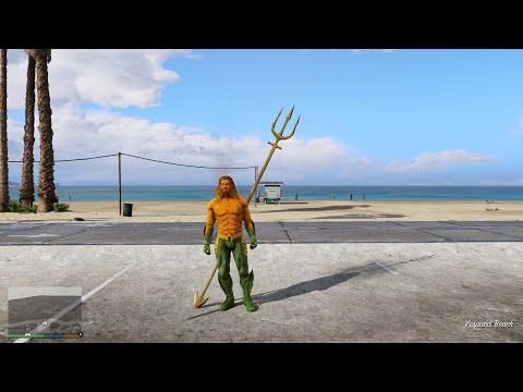 Ghost Rider script mod mixed with the Aquaman script mod (GTA 5)