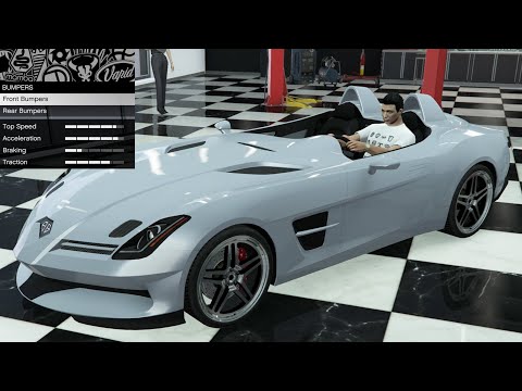 GTA 5 - DLC Vehicle Customization - Benefactor SM722 (Mercedes SLR Stirling Moss)