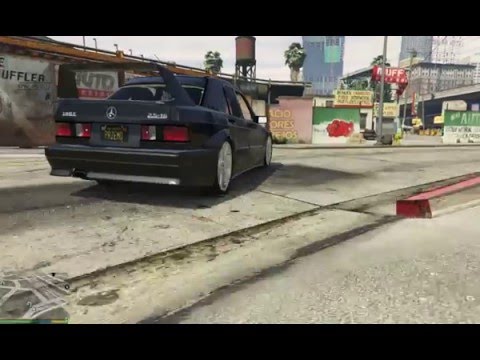 GTA V | MERCEDES 190E EVOLUTION II 1990 | GTA 5 MOD