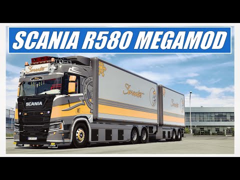 [ ETS 2 1.47 ] SCANIA R580 MEGAMOD BY GAMING MODDING