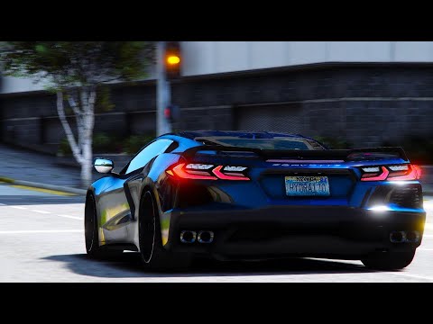 ASMR GTA V: 2020 Chevrolet Corvette C8 Test Drive | Test Di Guida (Graphics MOD)