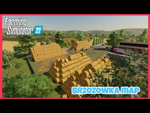 BRZOZOWKA MAP - NEW MOD MAP: FARMING SIMULATOR 22 *FLY OVER*