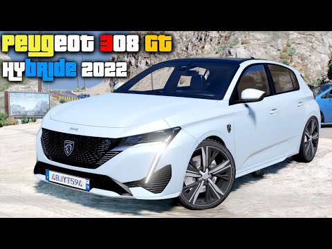 Peugeot 308 GT Hybride 2022 - GTA 5 Real Life Car Mod + Download Link!