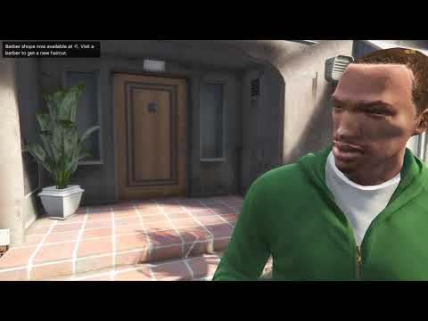 Lamar Roasts CJ! - Franklin &amp; Lamar Mission - GTA 5 - CJ Voice Mod.