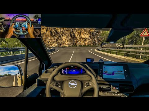 Opel Combo 2023 1.5DCI - Euro Truck Simulator 2 | ETS2 1.51 | Logitech G29 Gameplay