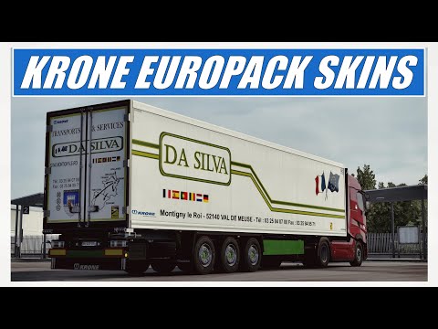 [ ETS 2 1.46 ] KRONE EUROPACK SKINS