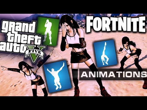 Анимации из Fortnite в GTA 5