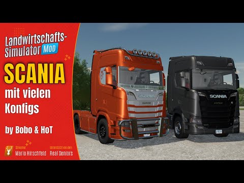 LS22 Mod / SCANIA Neuer LKW Mod von Bobo &amp; HoT // LS22 Mods