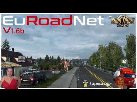 Euro Truck Simulator 2 (1.52) EuRoadNet V1.6b [1.52] New Verison + DLC&#039;s &amp; Mods