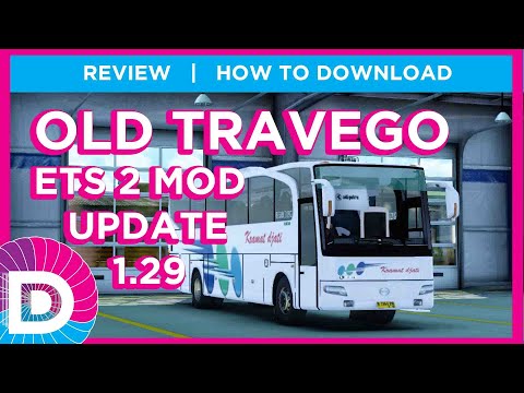 ADIPUTRO - OLD TRAVEGO UPDATE 1.29 | MOD BUS INDONESIA | REVIEW, HOW TO DOWNLOAD