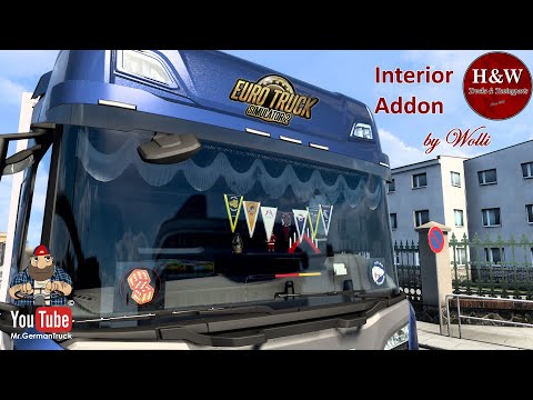 [ETS2 v1.46] Wolli´s INTERIOR ADDON v1.4.4.1 *For all SCS Trucks &amp; more*