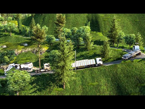 New Map Sitinjau Lauik V13.1 + Isuzu NKR for ETS2 1.49 to 1.50