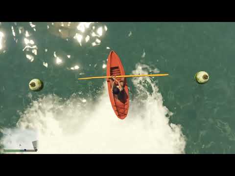 GTA5 Mod - Usable Kayak with Paddle