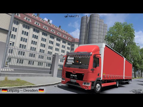 [ETS2 1.53] Man TGL 2021 | 🇩🇪 Leipzig ~ Dresden 🇩🇪