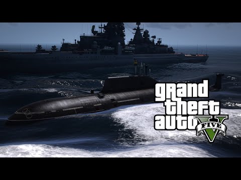 GTA V US Navy, Royal Navy and Russian Navy Submarine Warfare [MOD]