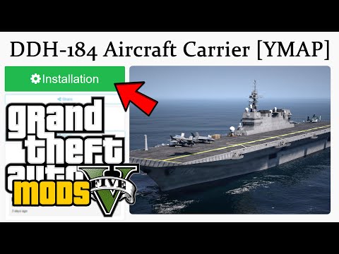 How to Install DDH-184 Aircraft Carrier | GTA 5 MODS