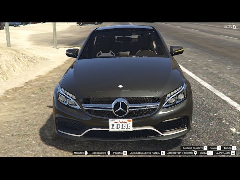 GTA 5 2017 Mercedes Benz C63 AMG гта 5 авто машина car #авто #car #gta5 #гта5