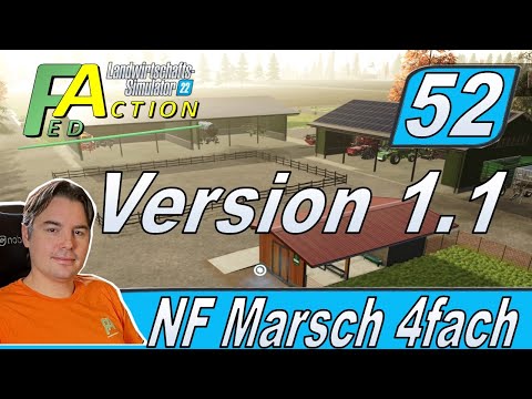 LS22 #52 NF Marsch 4fach Version 1.1 Fehler Fix Zäune Tierställe platzieren und mehr #LetsPlay