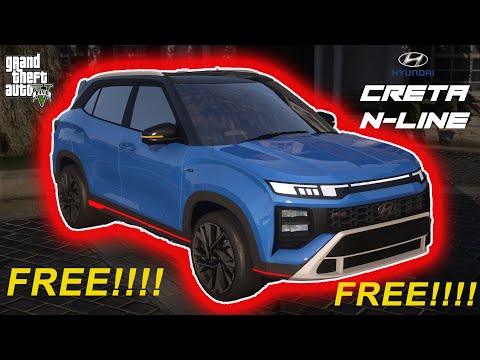 Free GTA V Mod: Hyundai Creta N-Line 2024 Edition! Download Now Link in description!!!!!!