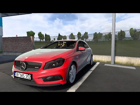 Mercedes-Benz A45 V1R90 (1.43) | Euro Truck Simulator 2 | ETS2 car mods | V1.41 - V1.42 - V1.43