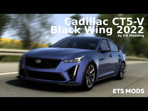 Cadillac CT5-V Black Wing 2022 | Mod | (Euro Truck Simulator 2 v1.50)