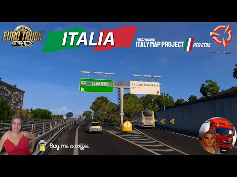 Euro Truck Simulator 2 (1.51) Italy Map Project v13 by Matt17 [1.51] New Version + DLC&#039;s &amp; Mods