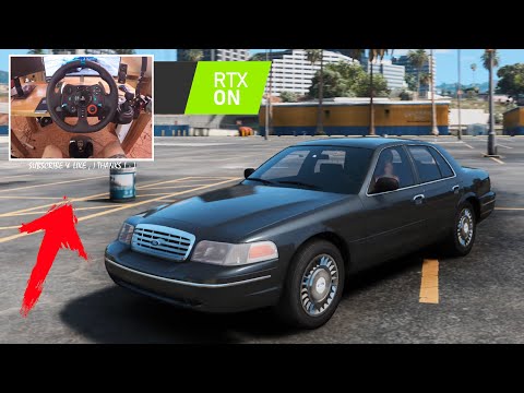 GTA V - 1998 Ford Crown Victoria Lx | Logitech G29 🔥 Ray Tracing mod !