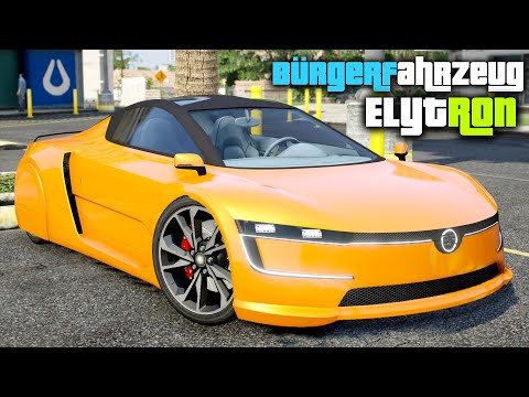 Bürgerfahrzeug Elytron (Volkswagen XL1) - GTA 5 Lore Friendly Car Mod + Download Link!