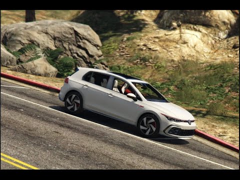 Volkswagen Golf GTI 2023 | Logitech G29 Steering Wheel Gameplay | GTA V | GTA 5 MODS |