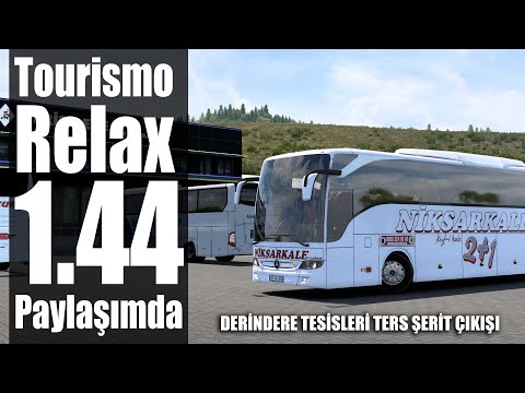 Ets 2 | Tourismo Relax 1.44 Update | Derindere Tesisleri Ters Şerit Çıkışı