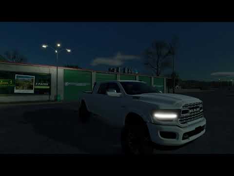 UPDATE - 2024 Dodge Ram 2500 Mega Cab v1.1 FS25 car mod for Farming Simulator 25 FS25