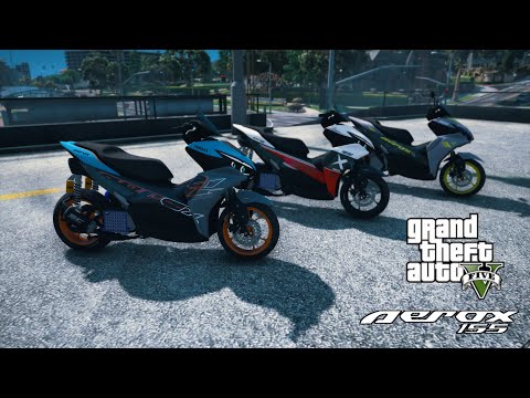 Yamaha Aerox Connected Modified - Gta 5 Mods (RELEASED)