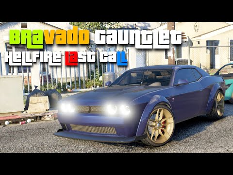 Bravado Gauntlet Hellfire Last Call - GTA 5 Lore Friendly Car Mod