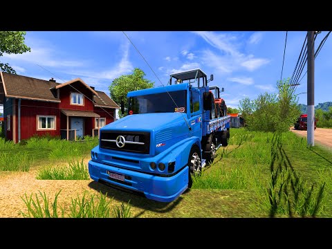 MB 1620 BITRUCK - Euro Truck Simulator 2 | Mods ETS 1.52 - 1.51 - 1.53 | Jogando com Volante