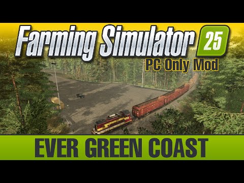 Ever Green Coast V1.0.0.3 FS25 Map Mod - ModsHost