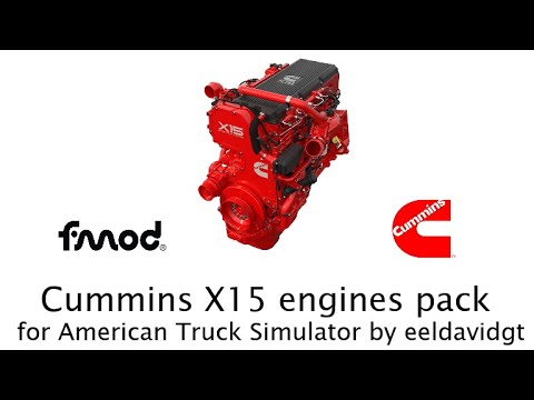 Cummins X15 engines pack by eelDavidGT | Download mod FREE | ATS