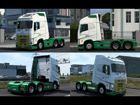 ETS2 1.46.2.6S 012/12/0887/2022 SKIN VOLVO FH 2012 PETROBRAS BY RODONITCHO MODS 2.0 1.40 1.46