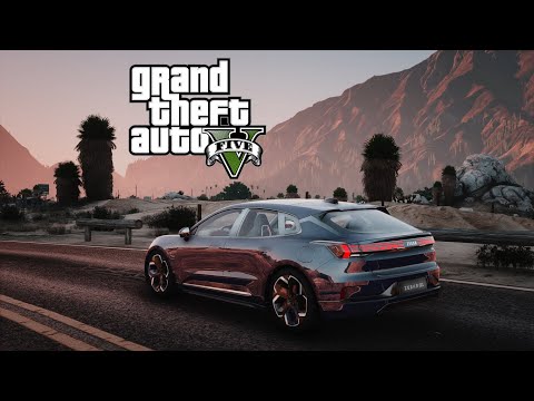 GTA 5 Mod - 2023 Geely ZEEKR 001 EV - REAL LIFE GRAPHICS Gameplay