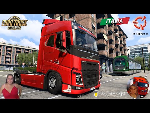 Euro Truck Simulator 2 (1.53) Low deck chassis addon for SCS Volvo FH4 by Sogard3 + DLC&#039;s &amp; Mods