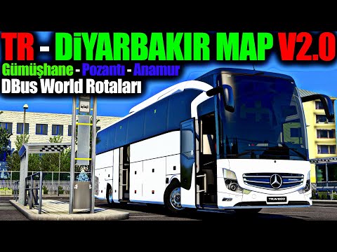 DİYARBAKIR HARİTASI V2.0 ÇIKTI !! TR DE İLK KEZ DBUS WORLD UYUMLU ROTALAR !! | ETS 2 - G27