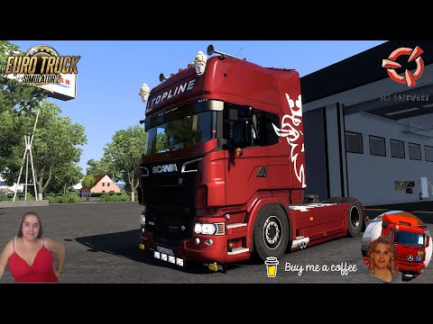 Euro Truck Simulator 2 (1.53) &quot;Best Truck&quot; Scania PGR-Series by JUseeTV[1.53] + DLC&#039;s &amp; Mods