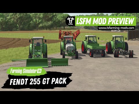 LS25 Mod Vorstellung - Fendt 255 GT Pack