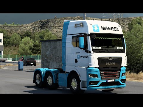 RODONITCHO MODS ETS2 1.47.2.1S 120/05/825/2023/1823 SKIN MAERSK MAN TGX 2020 BY RODONITCHO 1.0 1.47