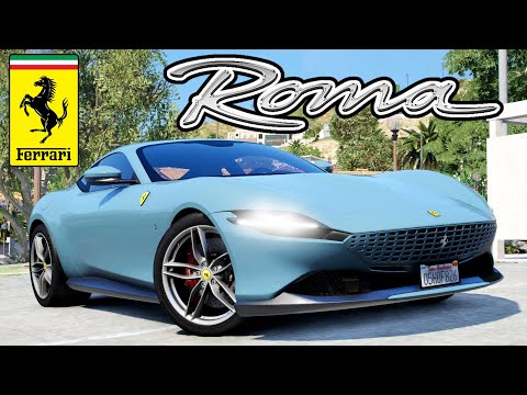 2020 Ferrari Roma - GTA V Real Life Car Mod + Download Link!