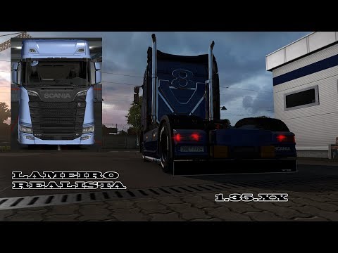 ETS 2 LAMEIRO REALISTA SCANIA S 2016 1.35.xx